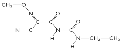 Cymoxanil structural formula