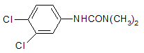 Diuron structural formula