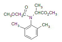 Metalaxyl structural formula